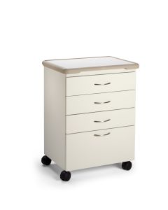 Midmark M41A Mobile Treatment Cabinet, (3) 4In Drawers, 8In Drawer.18In Deep.3In Casters