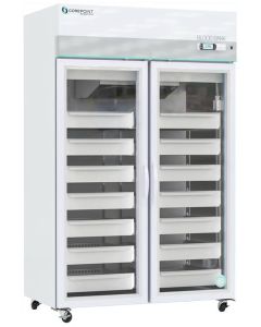 Corepoint Blood Bank Refrigerator glass double door, 49cf