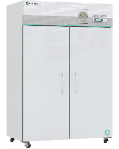 Corepoint Blood Bank Refrigerator solid double door with chart recorder, 49cf