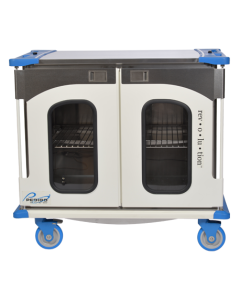 Pedigo RCC-242-B Rev-O-Lu-Tion Enclosed Surgical Case Cart
