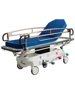 Pedigo 7500 Patient Transport Stretcher with 750 lb Capacity and 6th Wheel Steering