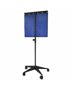 Phillips Safety Products LB-MB-2424 Mobile Lead Porta Shield Royal Blue 24" x 24" .50mm PB EQ