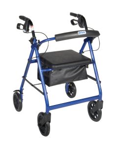 Drive Rollator Walker with Fold Up and Removable Back Support and Padded Seat