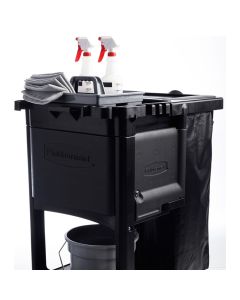Rubbermaid Executive Janitor Cleaning Cart Locking Cabinet Doors Standard, 1861443