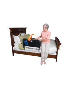 Stander 8051 30 in. Home/Hospital Safety Pivoting Reversible Bed Rail w/ 8-Pocket Organizer