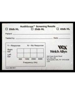 Welch Allyn 230148-1 Recording Form