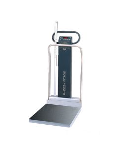 Welch Allyn Scale Tronix 5702-KX-B Mobile Bariatric Stand-On Scale, KG Only, Data Port and Power Adapter with Hospital-Grade Plug