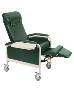 Winco 6530 CareCliner Standard Clinical Recliner with Tray