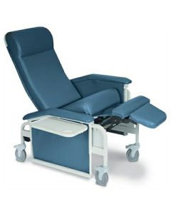 Winco 6550 CareCliner Standard Drop Arm Recliner with Tray