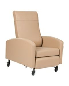 Winco 6Y03 Vero Care Cliner with Push Back, Fixed Arms & 3" Casters