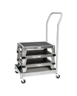 Blickman Stainless Steel Transport Dolly for E-Z Model Stacking Foot Stools, 1018862300