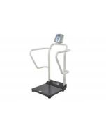 Health o Meter 1100KLHR Digital Platform Scale with Handrails and Height Rod