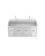 Blickman 9882SSW Wall Mounted Scrub Sink, 1339882W00