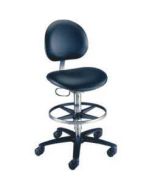Brewer 21520B-22 Air Lift Lab Stool with Back Rest