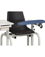 Clinton 600 Padded Stationary Arm & Flat Flip Arm Option for Chairs with Clinton Clean Arms