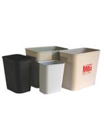 Mar-Bal Waste-Safe Fire-Resistant Wastebasket w/ Fiberglass Reinforcement