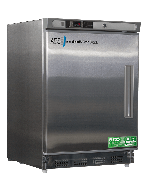 American BioTech Supply Premier Built-In Undercounter Left-Hinged Stainless Steel Refrigerator, 4.5 Cu. Ft., ABT-HC-UCBI-0404SS-LH