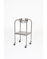 Mid Central Medical Single Stainless Steel Basin Stands