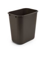 Toter 27 Quart Fire Resistant Trash Can Brown WBF06 00BRW