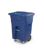 Toter 96 Gallon Trash Can with Wheels and Lid Blue ACC96 00BLU