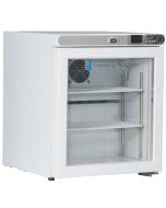 American BioTech Supply Premier Freestanding Countertop Glass Door Refrigerator, 1.0 Cu. Ft., ABT-HC-UCFS-0104G