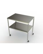 Aero Stainless Steel Instrument Table w/ Shelf