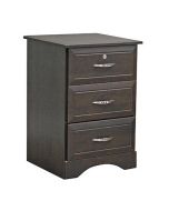 Amico Oliver Series 32 in. High Bedside Cabinet with 3 Drawers