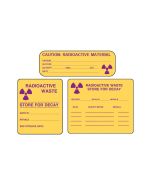 Biodex Radioactive Warning Labels Caution