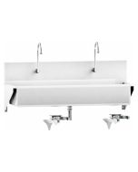Blickman Windsor Model scrub sink with 2 Places, Knee-Activated, 1317879000
