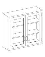 Blickman Built-In Wall Cabinet with 2 Adjustable Shelves