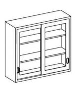 Blickman Built-In Wall Cabinet with 2 Adjustable Shelves