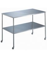 Blickman Stainless Steel Howard Instrument Tables with Shelf