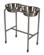 UMF Medical SS8360/SS8361 Stainless Steel Double Basin Stand