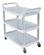 Rubbermaid Open Sided Utility Cart white