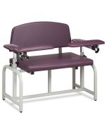 Clinton 66000B Lab X Series, Bariatric, Blood Drawing Chair with Padded Arms