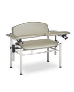 CME Antimicrobial Blood Drawing Chair - Extra-Wide, Padded w/ Padded Flip Arms