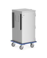CME CMEB-102-0167 Closed Case Cart, 1 Door, 2 Adjustable Shelves, Overall Dimensions: 29.375"L X 29.125"W X 55.375"H