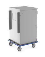 CME CMEB-102-0160 Closed Case Cart, 1 Door, 2 Adjustable Shelves, Overall Dimensions: 34.25"L X 32.625"W X 56.375"H