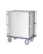 CME CMEB-102-0168 Vertical Handled Closed Case Cart, 2 Doors, 2 Adjustable Shelves, Overall Dimensions: 48.25"W x 27.75"D x 53"H