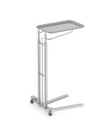 CME Hand Operated Mayo Stand w/ Dual Post and Stainless Steel Tray - CMEB-MY1912-DH