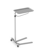 CME Foot Operated Mayo Stand w/ Single Post and Stainless Steel Tray - CMEB-MY1912-SF