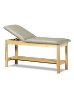 CME Antimicrobial Treatment Table, Full Shelf and Adjustable Backrest
