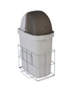 Detecto CARCWB Waste Bin with Accessory Rail for Rescue Cart