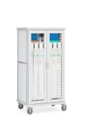 Innerspace SR2GCC Roam 2 Diagnostic Catheter Cart with Glass Doors and no Center Column