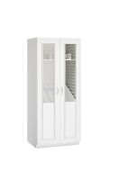 Innerspace Evolve Boxed Catheter Cabinet with Two Hinged Glass Doors, AireCore and Brushed Aluminum