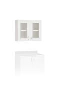 Innerspace Evolve Upper Cabinet with Adjustable Shelf and Glass Door