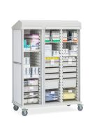 Innerspace SR3ROC Roam 3 Ortho/Cast Cart with Roll-Top Doors