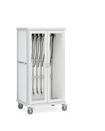 Innerspace SR2GS Roam 2 Scope Cart with Hinged Glass Doors, Stores 8 Scopes