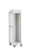 Innerspace SR1RLD Roam 1 Supply Cart with Roll-Top Door, Prox Lock with Dual Credentials