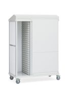 Innerspace SR3RLD Roam 3 Supply Cart with Roll-Top Door, with Dual Credential Proximity Lock